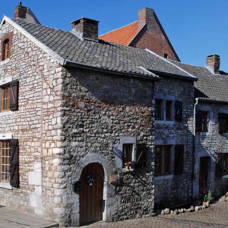 Walk to Olne walking route map in Trooz