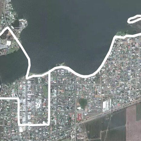 Yarrawonga loop  walking route map in Yarrawonga