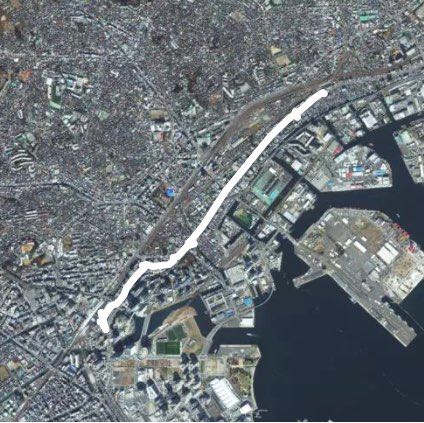 横浜駅から子安　京急線沿い