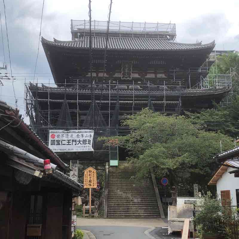 To Oku Senbonguchi walking route map in Yoshino