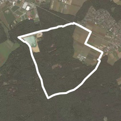 Rembrücken walking route map in Rodgau