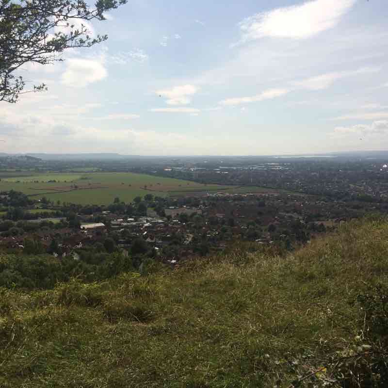 Robinswood Ramble walking route map in Tuffley