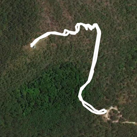 Yul-yan-man track walking route map in Beerburrum