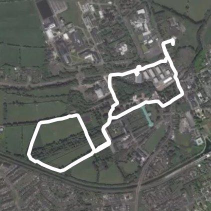 Maynooth collegue walking route map in Maynooth