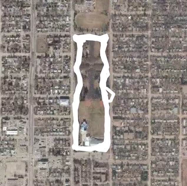 Kensmen park walking route map in MUSKODAY