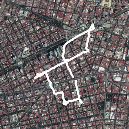 Calles Merida y Napoles colonia Roma y Juarez