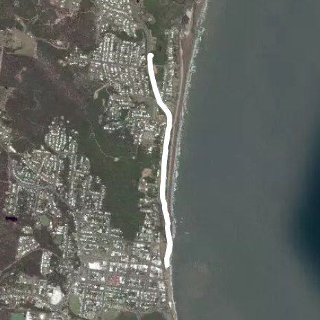 farnborough beach/ exercise station wall 