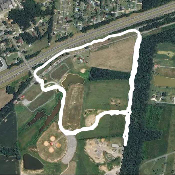 Kimball park walking route map in Jasper