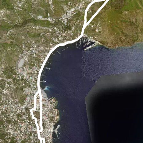 Canneto Lipari walking route map in Lipari