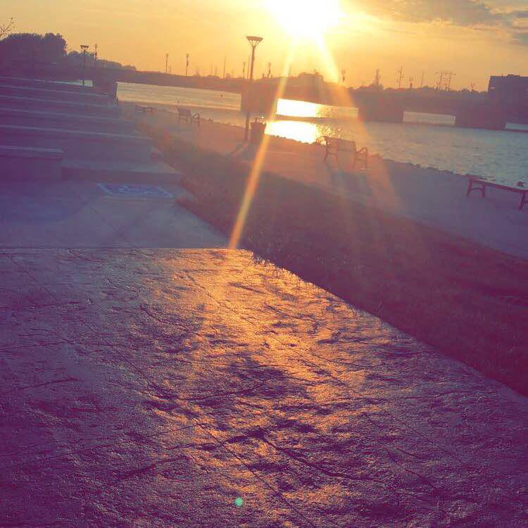 Thomas park walking route map in Sterling