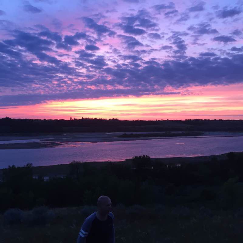 Outlook regional park walking route map in Broderick