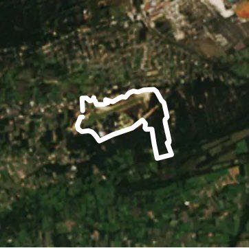 Boulder hill walking route map in Balen