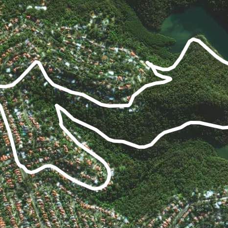 Harold Reid walking route map in North Willoughby