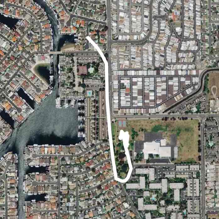 Harbour View Park. Huntington Harbour.