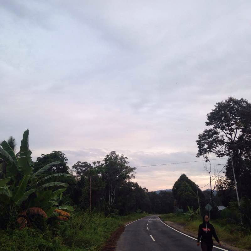 Jalan Kg Meritam walking route map in Sipitang