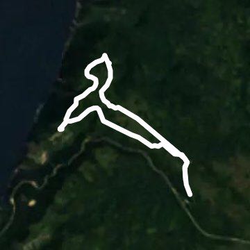 Skyline Trail walking route map in Pleasant Bay