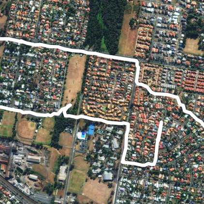Dokdo walking route map in Runcorn