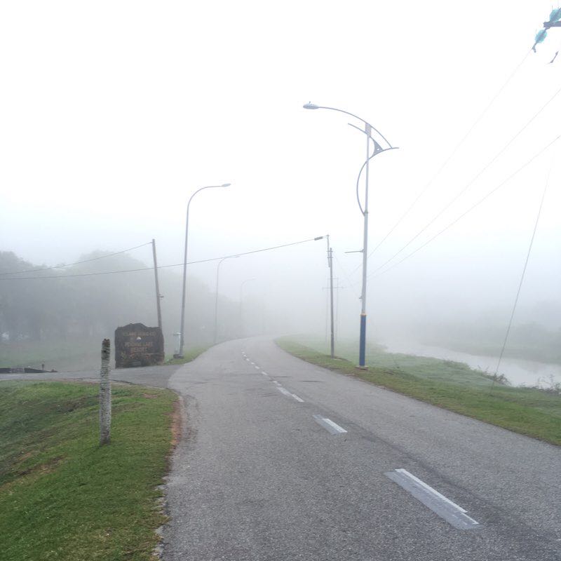 Mada pool walking route map in Pendang