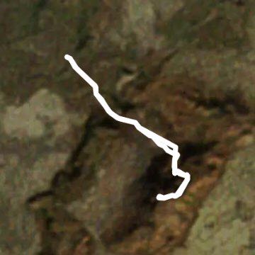 Holy Mountain walking route map in Hafnarfjörður