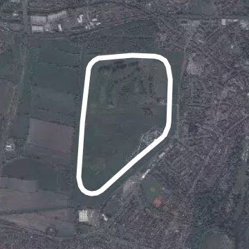 Racecourse walking route map in Warwick