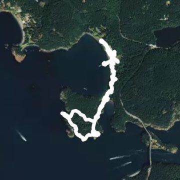 Bowman Hike walking route map in La Conner