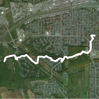 Parcours tronçon ouest 