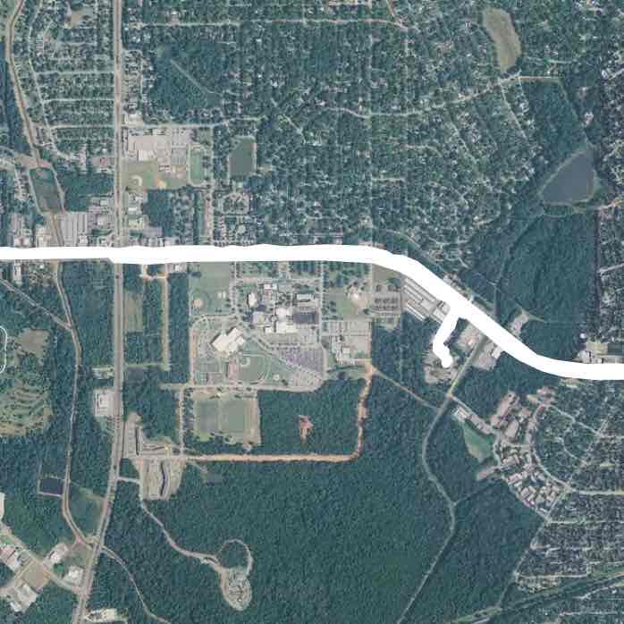 The five mile Gillionville stretch