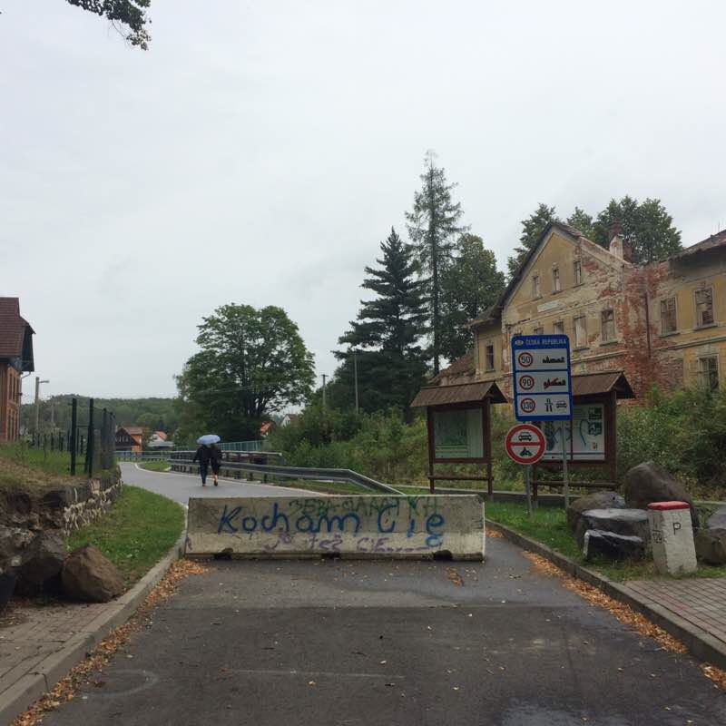 Bogatynia - Frydlant walking route map in Bogatynia