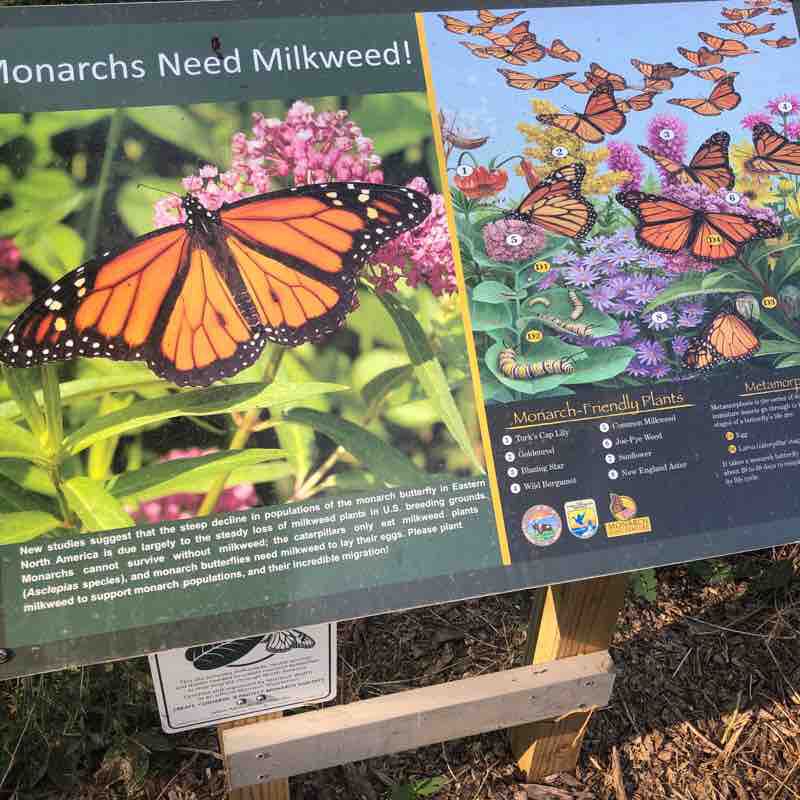 Columbia Mine preserve  walking route map in Winslow