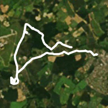 GOSFIELD via Broke’s Wood walking route map in Halstead