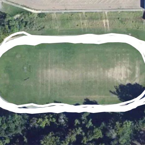 WCJH Track walking route map in Vicksburg