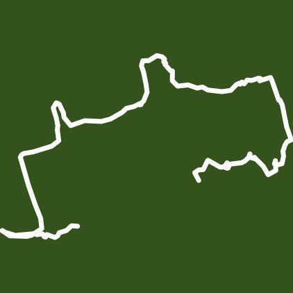 Cane creek walking route map in Cookeville