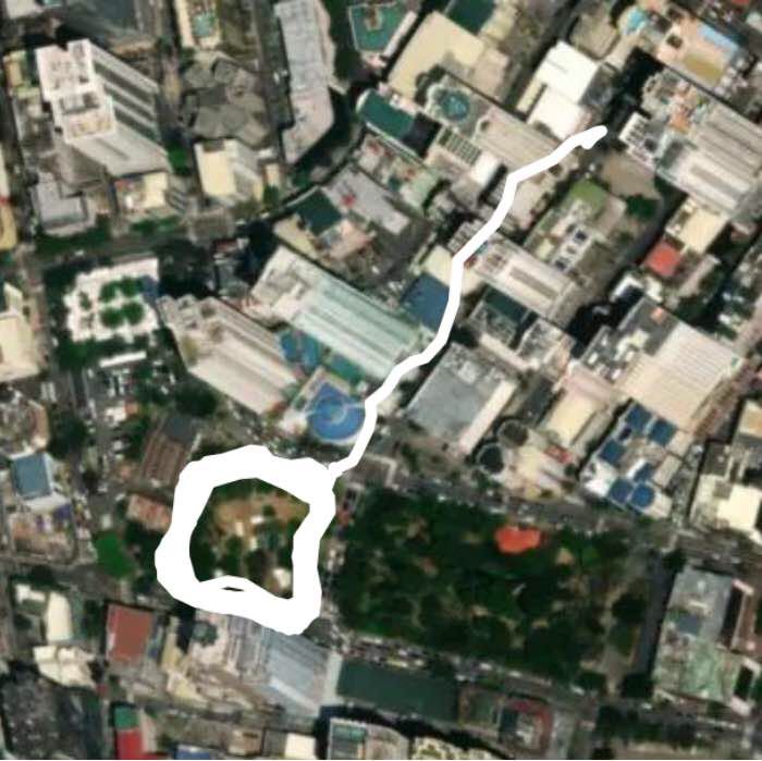 Legazpi walking route map in Makati