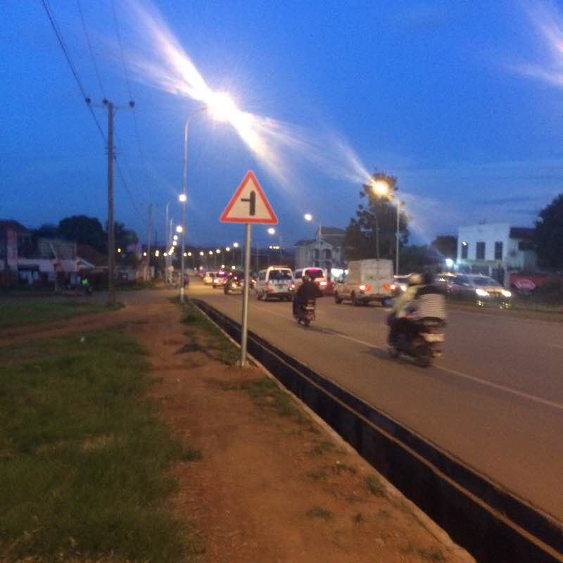 Entebbe walking route map in Entebbe