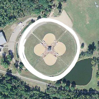 Springdale Track walking route map in Lancaster