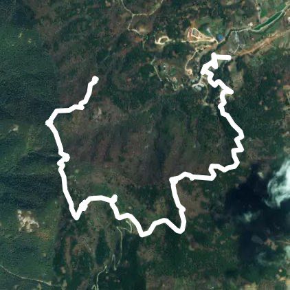 Bonghwasan-2019.12.28. (Sat) walking route map in Yesan-gun