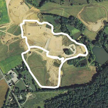 Krimgold Park, Woodbine MD. about 6 miles northeast of Woodbine exit of I-70 on Woodbine Road walking route map in Sykesville