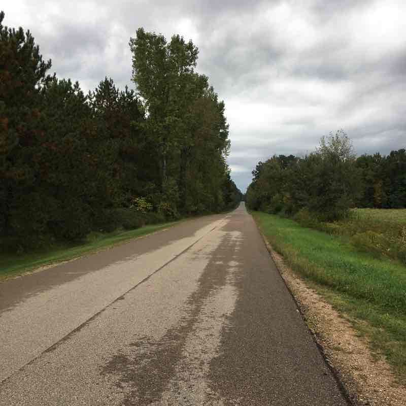 Underhill ride walking route map in Gillett