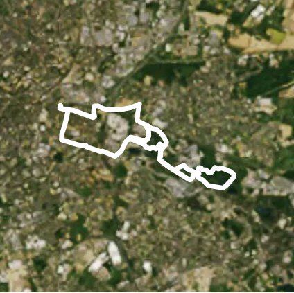 Slate walking route map in Saint-Barthélemy-d'Anjou