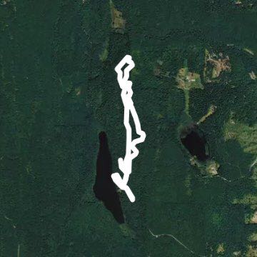 Gibbs Lake walking route map in Chimacum