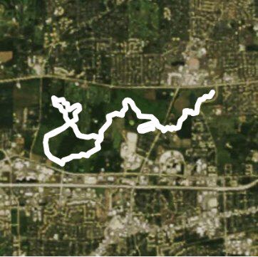 Naperville Half Marathon  walking route map in Lombard