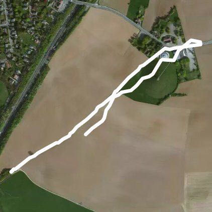 Vers le Lion de Waterloo