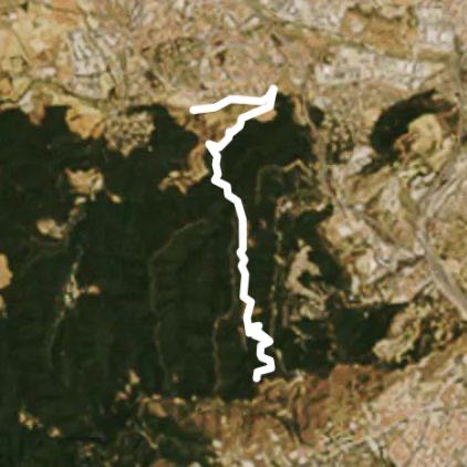 Cerdanyola del Vallès to Horta everything to climb walking route map in Montcada i Reixac