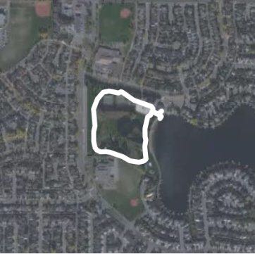 Lake Sundance sidewalk 