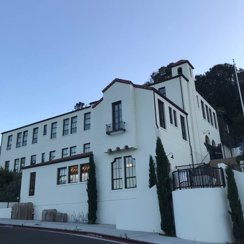 Burlingame Hills Eastern Addition Loop walking route map in San Mateo