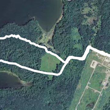 Pease armory walking route map in Portsmouth