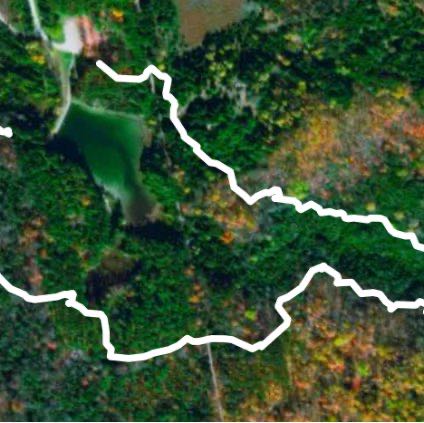 Allan Park walking route map in Hanover