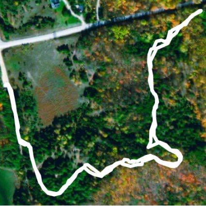 Allan Park - devils drop walking route map in Hanover