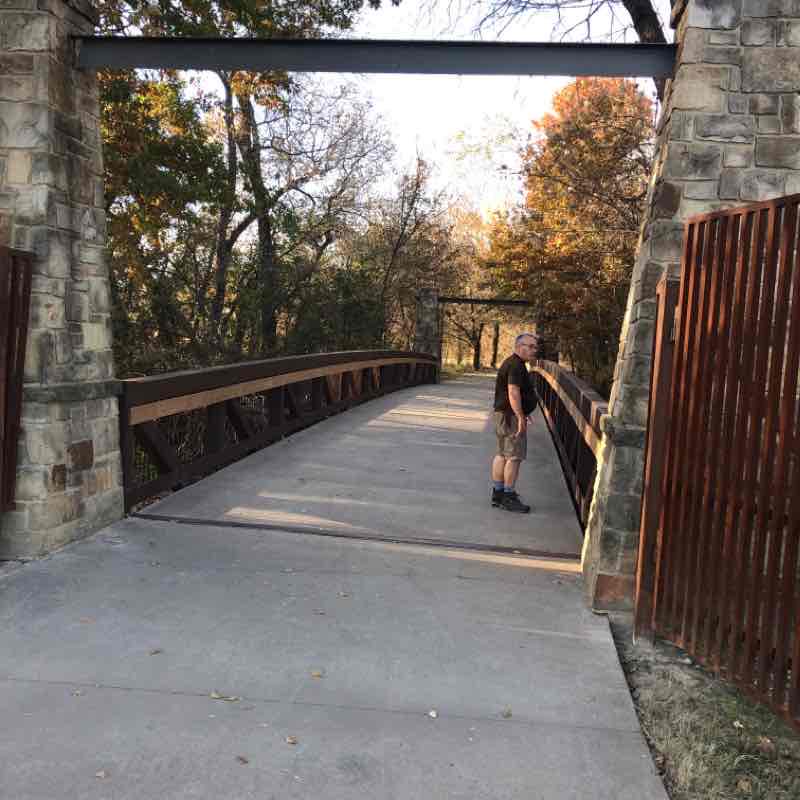 Oak Point Nature Preserve walk walking route map in Parker