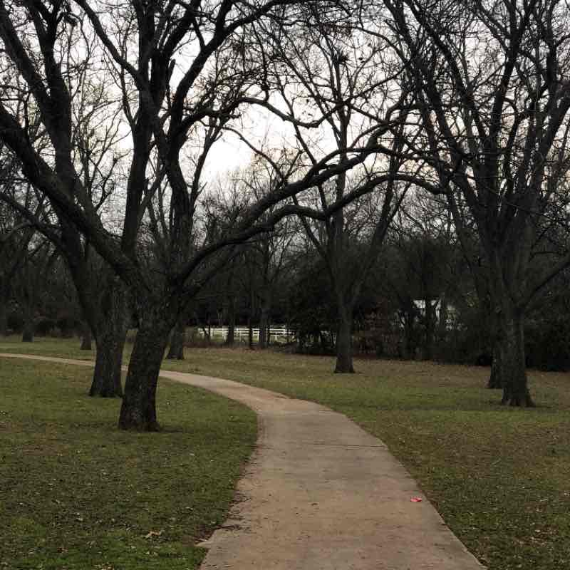 Charter Oaks Royal Oaks trail and street. walking route map in Murphy